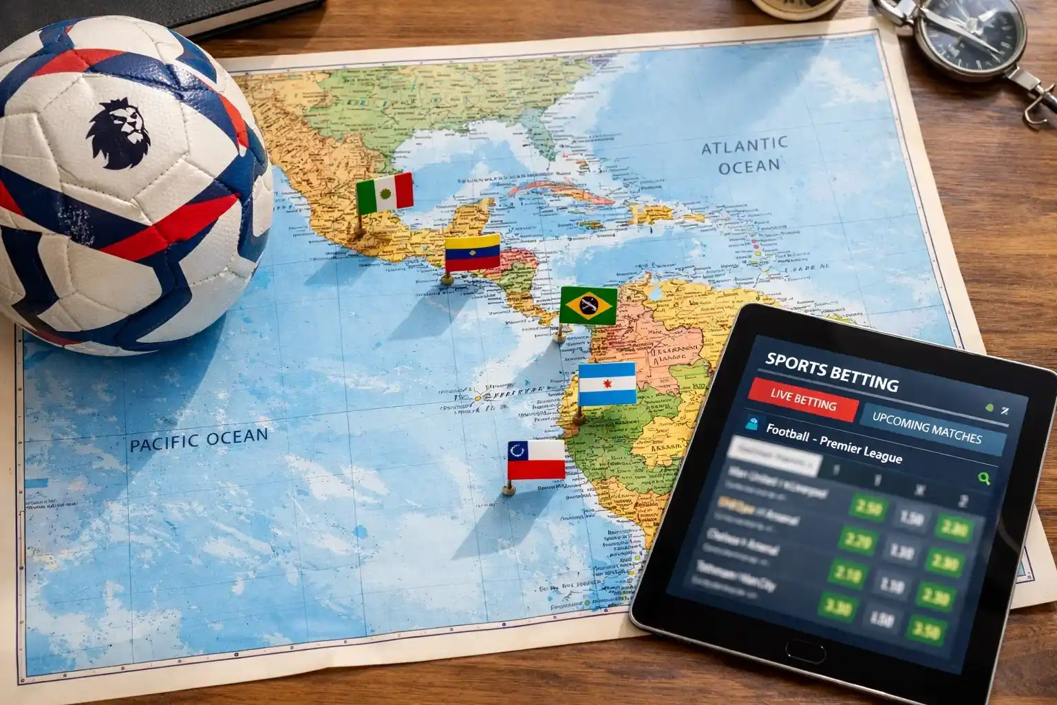 Apostar en la Premier League desde Latinoamérica: Regulación País por País