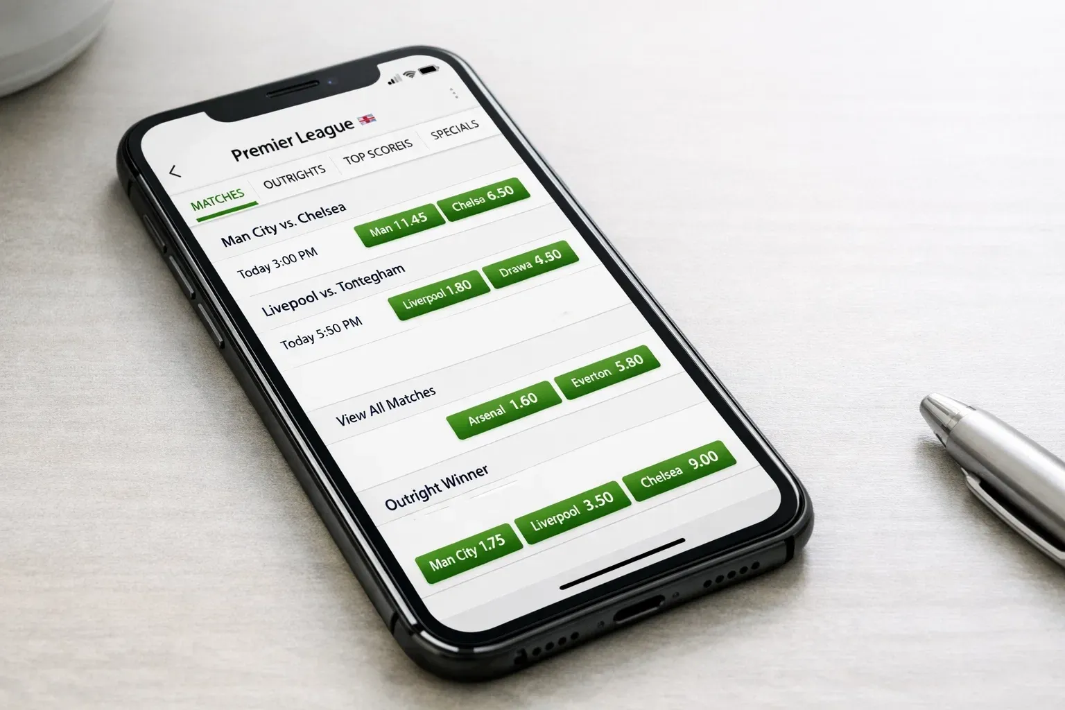 Aplicaciones Móviles para Apostar en la Premier League: Qué Exigir a una App