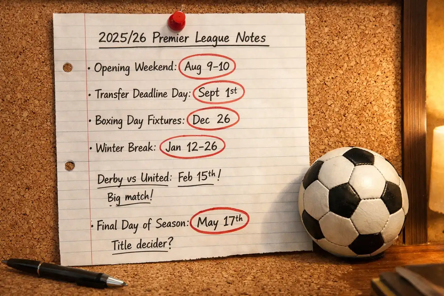Calendario de la Premier League 2025/26: Jornadas Clave para tus Apuestas