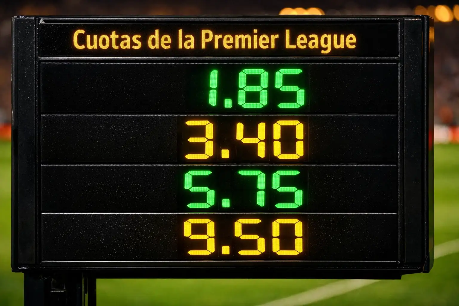 Cuotas de la Premier League para comparar y encontrar valor en apuestas